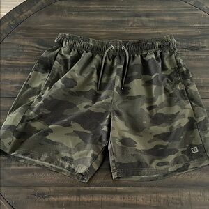 Layer 8 Green Athletic Shorts Quick-Drying Lightweight